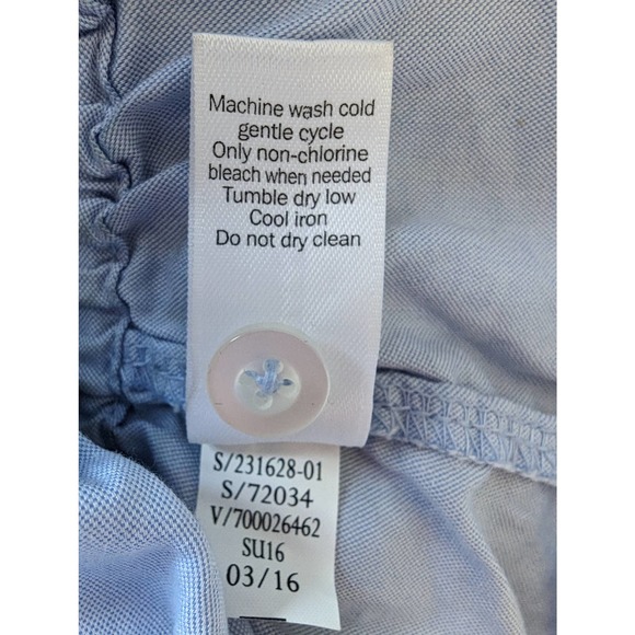 NWOT Athleta Derek Liam IOC Short Sleeve Button Down Shirt Small - Picture 11 of 12